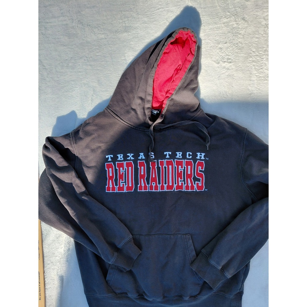 Stadium Athletics Texas Tech Red Raiders Hoodie XL Gray Red Collegiate Mens